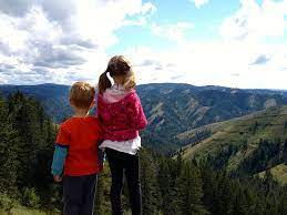 montagna con i bambini